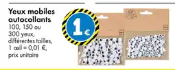 TEDi Yeux mobiles autocollants offre