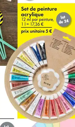TEDi Set de peinture acrylique offre