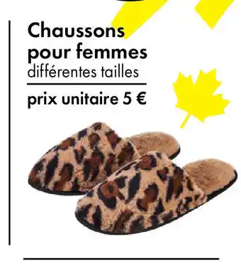TEDi Chaussons pour femmes offre