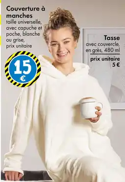 TEDi Couverture à manches offre