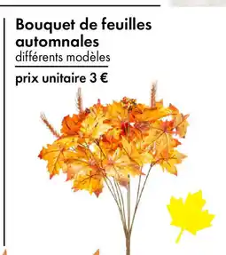 TEDi Bouquet de feuilles automnales offre