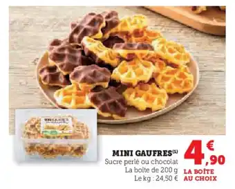 Super U Mini gaufres offre