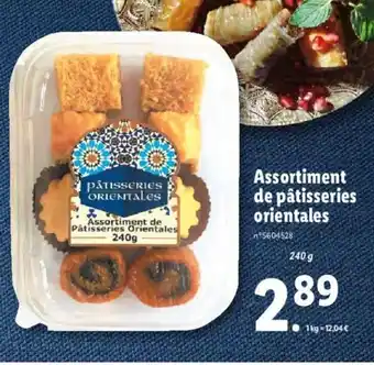 Lidl Assortiment de pâtisseries orientales offre