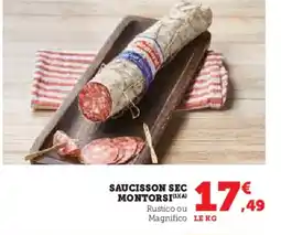 U Express MONTORSI Saucisson sec offre
