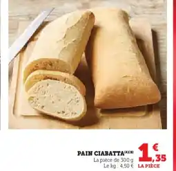 U Express Pain ciabatta offre