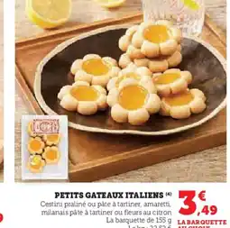 U Express Petits gateaux italiens offre
