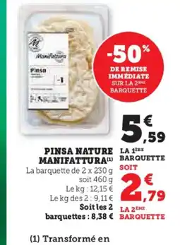 U Express MANIFATTURA Pinsa nature offre