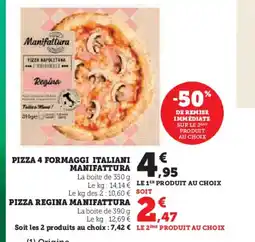 U Express MANIFATTURA Pizza 4 formaggi italiani offre