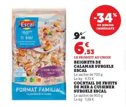 U Express ESCAL Beignets de calamar surgele offre