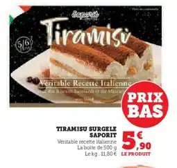 U Express SAPORIT Tiramisu surgele offre