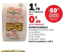 U Express FLORELLI Pates offre