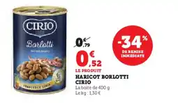 U Express CIRIO Haricot borlotti offre