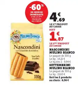 U Express MULINO BIANCO Nascondini offre