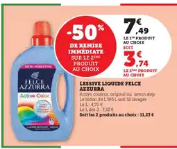 U Express FELCE AZZURRA Lessive liquide offre