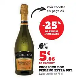 U Express Prosecco doc perlino extra dry offre