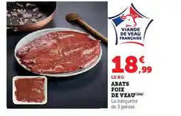 U Express Abats foie de veau offre