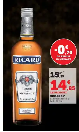 U Express RICARD 45° offre