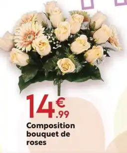 Maxi Bazar Composition bouquet de roses offre