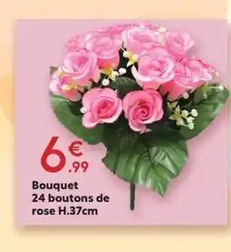 Maxi Bazar Bouquet 24 boutons de rose offre