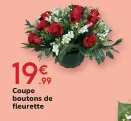 Maxi Bazar Coupe boutons de fleurette offre