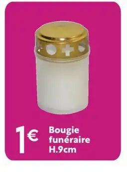 Maxi Bazar Bougie funéraire offre