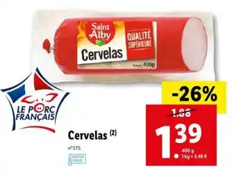 Lidl Cervelas offre