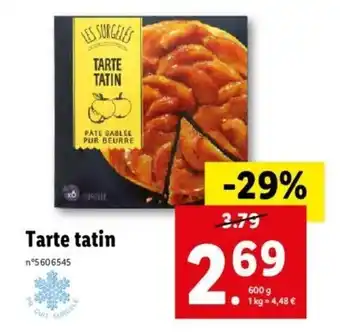 Lidl Tarte tatin offre