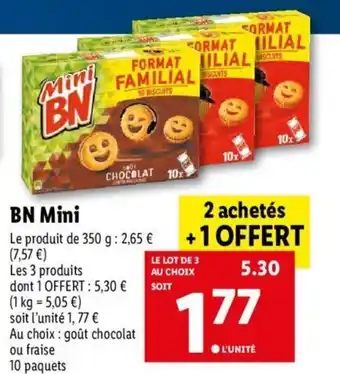 Lidl Bn mini offre