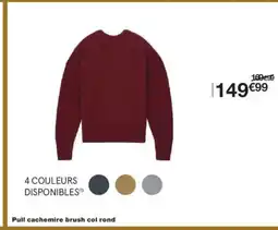 Monoprix Pull cachemire brush col rond offre