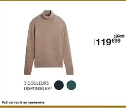 Monoprix Pull col roulé en cachemire offre