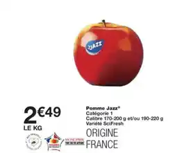 Monoprix Pomme Jazz offre