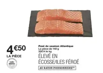 Monoprix Pavé de saumon Atlantique offre