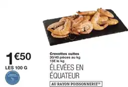 Monoprix Crevettes cuites offre