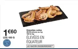 Monoprix Crevettes cuites offre
