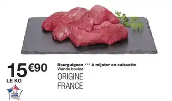 Monoprix Bourguignon à mijoter en caissette offre