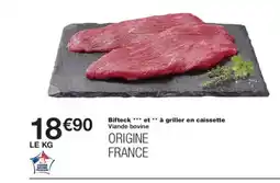 Monoprix Bifteck et à griller en caissette Viande bovine offre