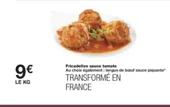 Monoprix Fricadelles sauce tomate offre