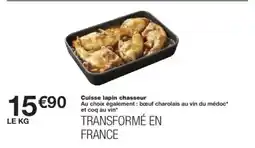 Monoprix Cuisse lapin chasseur offre