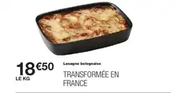 Monoprix Lasagne bolognaise offre