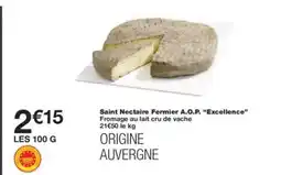 Monoprix Saint Nectaire Fermier A.O.P. offre