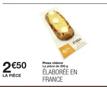 Monoprix Pinsa chèvre offre