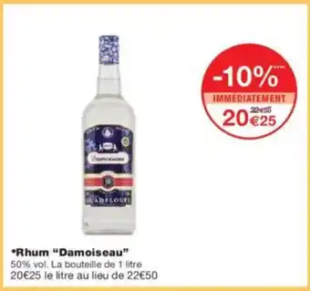 Monoprix DAMOISEAU Rhum offre