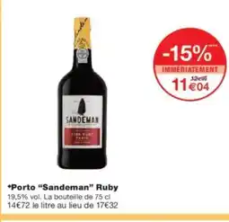 Monoprix SANDEMAN Porto Ruby offre