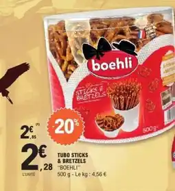 E.Leclerc TUBO STICKS & BRETZELS offre