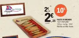 E.Leclerc FILETS D'ANCHOIS EST FRITURE offre