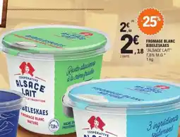 E.Leclerc FROMAGE BLANC BIBELSKAES offre