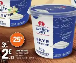 E.Leclerc SKYR NATURE ALSACE LAIT offre