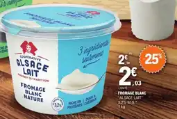 E.Leclerc Fromage Blanc Alsace Lait offre