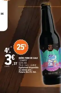 E.Leclerc BIÈRE FOND DE CALE offre