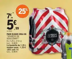 E.Leclerc PACK ELSASS COLA X6 offre